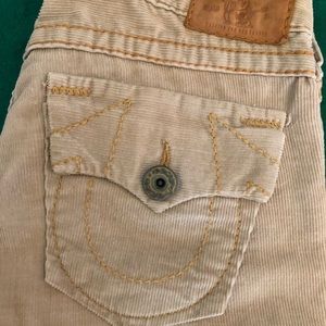 Women’s True Religion Tan Corduroy